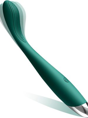 Adult Sex Toys for Women,Clitoral G Spot Vibrator with 10 Powerful Vibrating Modes,Clitoral Nipple Stimulator Finger Bullet Vibrators Waterproof Strapless on Dildo Anal Toys for Couple (Green)