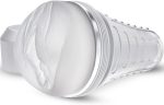 Male Masturbator Realistic  Vagina Textured with 7.5in Depth Soft and Fleshy Texture,Penis Training Masturbators Sex Machine Toy for Men (Transparent)