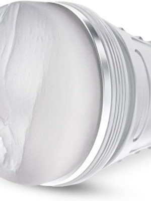 Male Masturbator Realistic  Vagina Textured with 7.5in Depth Soft and Fleshy Texture,Penis Training Masturbators Sex Machine Toy for Men (Transparent)