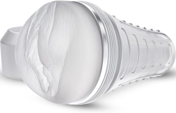 Male Masturbator Realistic  Vagina Textured with 7.5in Depth Soft and Fleshy Texture,Penis Training Masturbators Sex Machine Toy for Men (Transparent)