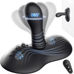 Prostate Massager Anal Dildo Anal Toys, Riding Grinding Dildos Adult Toys with 9 Rotating & Vibrating Suction Cup, Butt Plug Male Sex Toys for Men Sex Toy Anal Plug G Spot Vibrator New