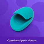 Vibrating Male Masturbator | Silicone Ribbed Male Sex Toy | 20 Powerful Vibration Modes | Penis Head Sexual Massager | Rechargeable Electric Penis Stroker Adult Sex Toys for Men