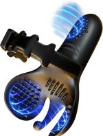 Vibrating Cock and Ball Ring Penis Massager, Testicle Stimulator Vibrator Male Dick Vibes Masturbators Adjustable Sleeve, 3 Speeds and 6 Vibrating Modes Sex Toys for Men