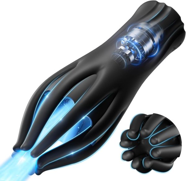 Male Masturbator Male Sex Toys for Men -  Tentacle Penis Vibrator with 10 Powerful Vibrating & 360° Wrap for Glans Nipple Stroker Stimulation, Masturbators Mens Adult Sex Toys & Games for Men
