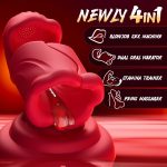Male Masturbator Sex Toys for Men, Openable Male Stroker Mens Vibrator, Dual Lip Grip Trainer Men Sex Toy with 9 Vibration Modes, 360° Full-Surround Blowjob Penis Vibrator, Glans Trainer Sex Machine
