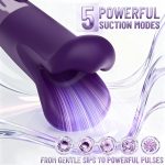 Sucking Male Masturbator Blowjob Stroker Male Sex Toys,Soft Sleeve Male Vibrator with 5 Sucking 10 Vibrating Penis Pump, Mens Masturbation Toys  for Pleasure